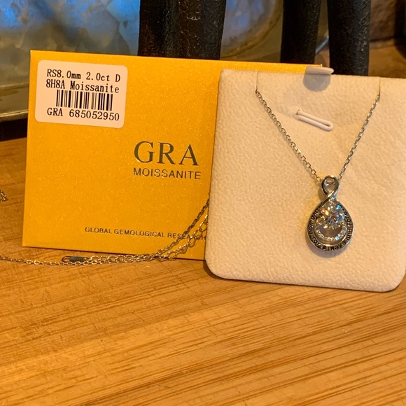 Jewelry - #52 Over 2 cttw Moissanite “I love you for always and forever”